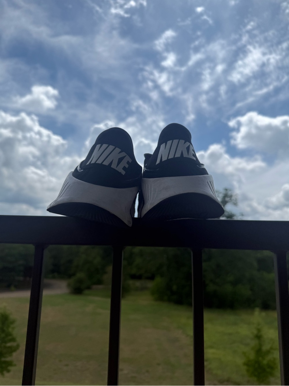 Nike Women's Breathable Metcon 6 shoes. Great for lifting weights.